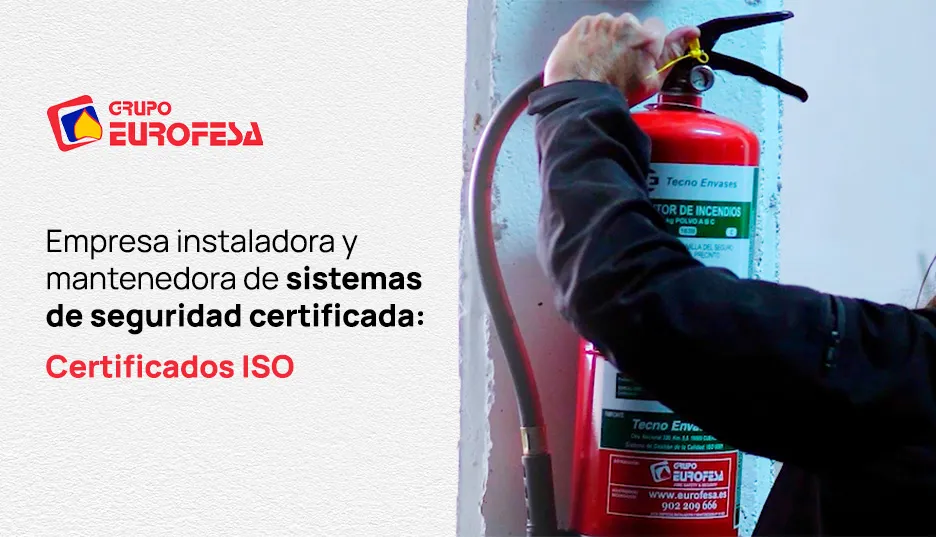 Eurofesa: Empresa con certificados de calidad ISO