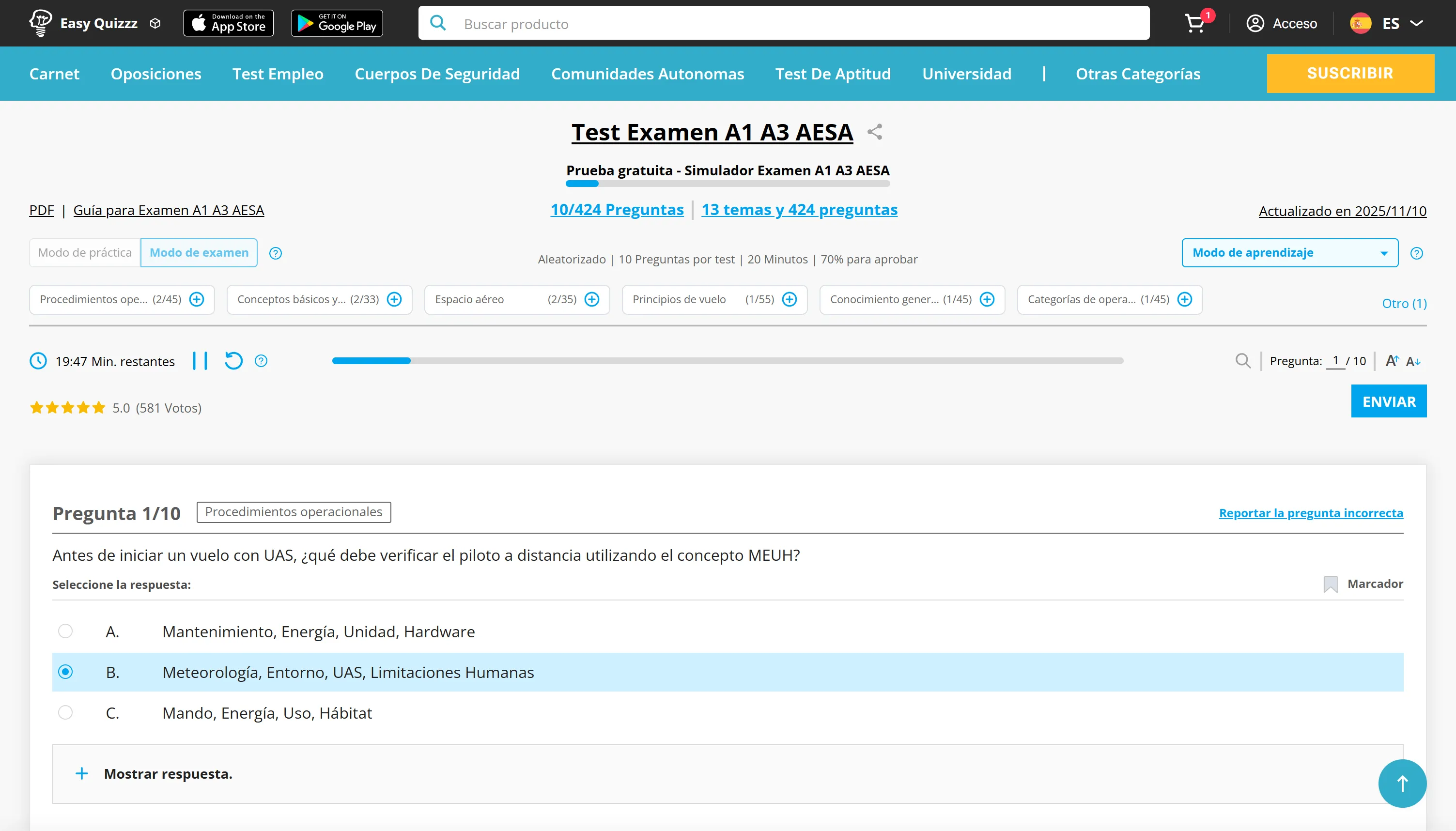 Test drones A1 A3: lo que nadie te explica del examen de AESA (y cómo aprobar sin volverte loco)