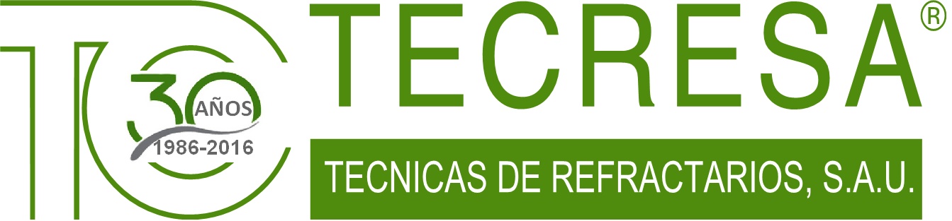 Logo TECRESA Técnicas de Refractarios, S.A.U. Delegación Asturias