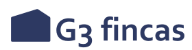 Logo G3 fincas en TRES CANTOS