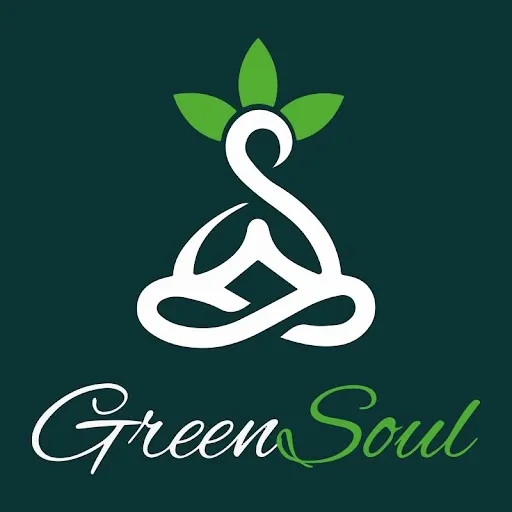 Logo Green Soul Yoga. Calidad y Sostenibilidad para Yoga.