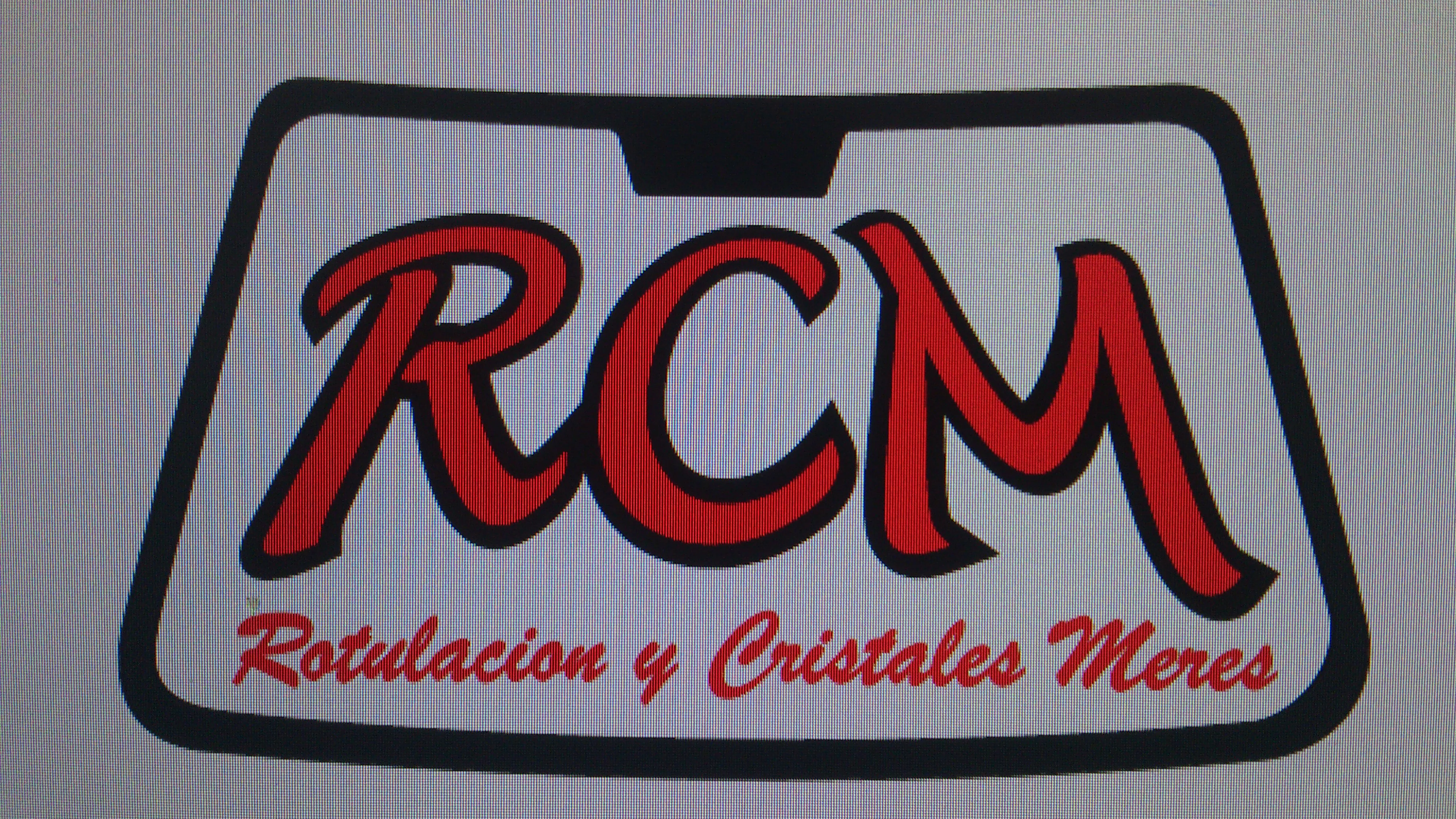 Logo RCM Rotulacion y Cristales Meres