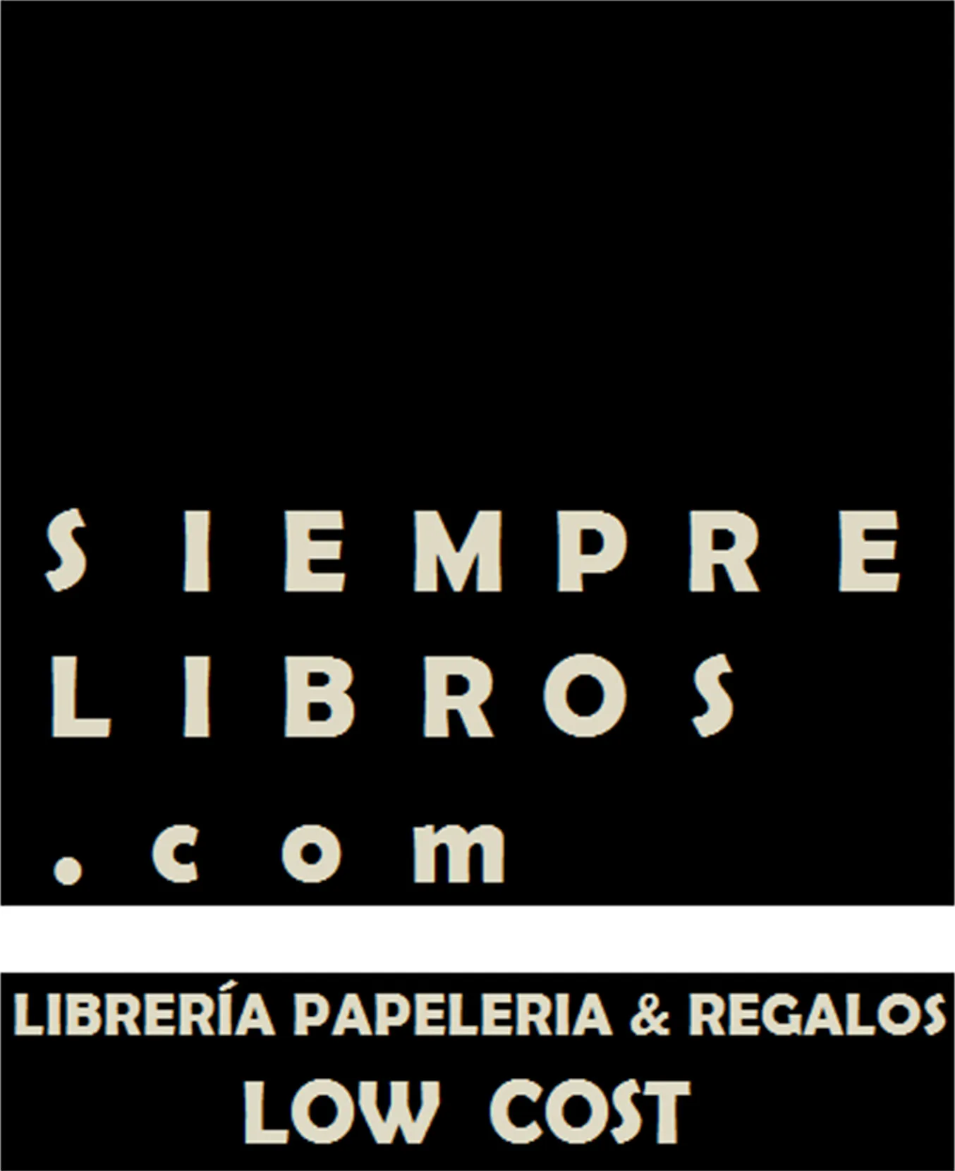 Logo SiempreLibros.com ? Librería, papelería y regalos low cost ? Libros baratos online