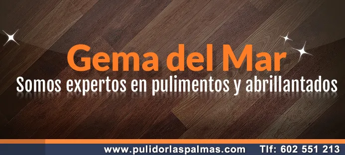 Logo GEMA DEL MAR Pulidor de suelos Las Palmas