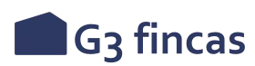 Logo G3 fincas en TRES CANTOS